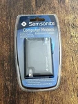 Samsonite Travel Computer Modem With RJ-11 Extension Cable 8 Ft Compact Case New. Price: $7.00.