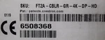 Crestron FT2A-CBLR-GR-4K-DP-HD Cable Retractor 6508368 Display Port Hdmi New. Price: $57.95.
