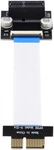 Nfhk Low Profile Pci-e Express 1X Slot Riser Card Extender Extension Ribbon... New. Price: $13.35.