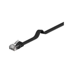 Goobay 95384 Cat 6 Flat-patch Cable, U/utp, Black, 2 M Length New. Price: $16.14.