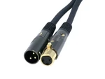 6FT Xlr To Female Cable Black 16AWG Gold Plated Monoprice Stage Right Feet New. Price: $35.99.