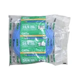 Southwire 250 Ft. Blue 24/4 Solid Cu CAT5E Cmp (plenum) Data Cable New. Price: $29.93.