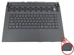 Dell Alienware M16 R1 Laptop Keyboard Palmrest Touchpad Assembly NC97W *cracks* Used. Price: $48.75.