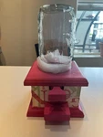 Handmade Wooden Candy Dispenser With Mason Jar Rustic Craft Functional Used. Price: $9.99.