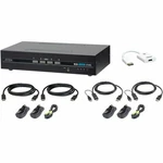 Aten 4-PORT Usb Displayport/hdmi Dual Universal Secure Kvm Switch Kit New. Price: $1195.72.