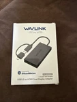 Wavlink USB3.0 To Hdmi Dual Display Adapter WL-UG7602HC Open. Price: $25.00.