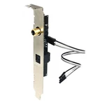 Spdif Optical Rca Out Plate Cable Bracket For Asus Gigabyte Msi Motherboard New. Price: $20.99.