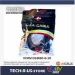 Vcom CG381D-G-10 Cable HD-15 (vga) (m) To Ft New. Price: $16.12.