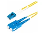 Startech 30M (98.4FT) Lc To Sc (upc) OS2 Single Mode Duplex Fiber Optic Cable New. Price: $57.49.