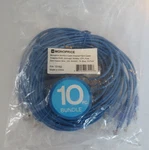 Monoprice 10-PACK Slimrun CAT6A Ethernet Network Patch Cable 7FT Blue New. Price: $21.99.