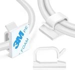 5/8" Adhesive Cord Clips, Cable Management Staples, White, 60 Pcs New. Price: $16.99.