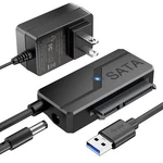 Sata To Usb Adapter With Power, 3.0 External Hard Drive Cable For... New. Price: $20.72.