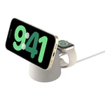 Belkin Boostcharge Pro 2-IN-1 Wireless Charging Dock With Magsafe 15W Sand Certified. Price: $58.79.