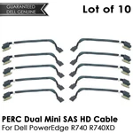 Lot Of 10 New Dell Perc R740XD Dual Mini Sas Hd Cable 1RRJP. Price: $199.99.