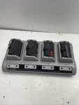 Zebra UCLI72-4 Quad Battery Charger AT16305-8 W/ Batteries No Power Adapter Used. Price: $55.99.