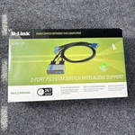 Sealed New D-link (KVM-121) 2-PORT PS/2 Switch With Audio Support Open. Price: $30.00.