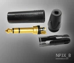 Neutrik Gold Balanced 1/4" Trs Connector NP3X-B NP3X/B New. Price: $10.99.