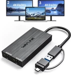 Wavlink 3.0/USB Dual Hdmi Displaylink Adapter 4K 60HZ Monitor Certified. Price: $60.00.