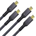Maxonar Pack 3.3FT Thunderbolt Cable With 40GBPS Sync, 240W Charging, 8K/5 New. Price: $29.59.