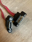 Lot Of 2 Startech 33" Long Esata Panel Mount Cable - Red #e Used. Price: $14.95.