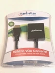 Manhattan Hdmi To Vga Converter 151436 --black---new. Price: $13.99.
