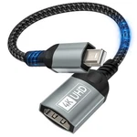 Nersligek Mini Displayport To Hdmi Adapter, 4K Dp(thunderbolt) Black New. Price: $7.41.