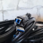 31CT. Usb 3.0 Type-a To Type-b Superspeed Cable 6FT Lot Blue Dell Tripplite New. Price: $63.00.