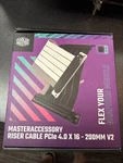 Cooler Masteraccessory Riser Cable Pcie 4.0 X16 - 200MM V2. New. Price: $20.00.