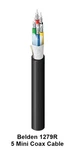 10' Belden 1279R, Coax Miniature Hi-res Rgb Component Video Cable 25AWG New. Price: $19.95.