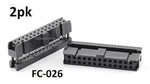 2-PACK 26-PIN Female Idc 2.54MM Pitch Socket Connector, Cablesonline FC-026 New. Price: $8.95.