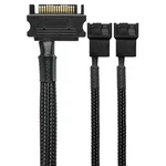 Crj 15-PIN Sata To Pc Fan Power Adapter Cable 12-INCH (30CM), Black Sleeved New. Price: $18.23.