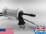 20" Id Wall Cable Pass Through Port, 3 5/8"-5 1/4" Thickness, White Brand. Price: $27.52.