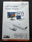 J5CREATE Usb 3.0 Hdmi Multi Monitor Adapter - White New. Price: $21.50.