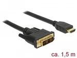 Delock W127153317 85583 Cable Dvi 18+1 Male Gt/ Hdmi-a 1.5M Black Neu. Price: $47.69.