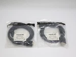 Lot Of 2 Black Box EVNPS06B-0005-MM 5FT Vga Video Cable W/ Ferrite Core M/m Open. Price: $12.99.