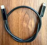Apple MD862LL/A Thunderbolt Cable 0.5M Black Genuine Oem Used. Price: $39.99.