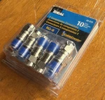 Ideal 89-019 Omniconn Rg 6 Compression F Connector 10 Pack New Sealed. Price: $5.88.