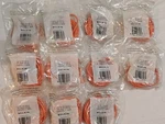 Lot Of (11) Eleven- Belkin Patch Cable A3L791-08-ORANGE-NEW. Price: $38.99.