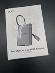 Acer Usb Dual Hdmi Adapter 4K60HZ 4IN1 Splitter For Monitors With New. Price: $12.75.