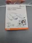 J5 Create Vga To Hdmi Adapter Video + Audio JDA214 Open Box. Price: $13.00.