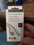 Eaton Apple 3FT Usb-a Iphone Ipod Ipad White 1M Sync/charge New. Price: $9.99.