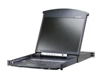 Aten KL1516AIN 16-PORT 19IN Dual Rail CAT5 Lcd Kvm Over The Net New. Price: $2750.00.