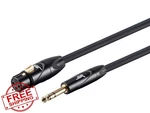 Monoprice 6FT Stage Right Xlr Female To 1/4" Trs Cable Black New. Price: $20.00.