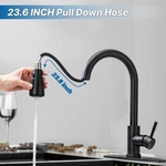 Black Kitchen Faucet Sink Mixer Pull Down Sprayer Single Handle 1 Hole New. Price: $35.15.