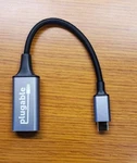 Plugable Usb-c To Hdmi Adapter Up 3840X2160 60HZ New. Price: $35.00.