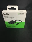 Genuine Belkin Connect Usb-c To Ethernet + Charge Adapter 100W (INC019BTBK) New. Price: $24.00.