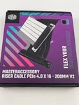 Cooler Masteraccessory Riser Cable Pcie 4.0 X16 200MM V2 Black New. Price: $27.99.