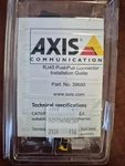 Axis RJ45 Pushpull Connector 39680 New. Price: $20.00.