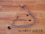 Supermicro CBL-0288L-01 SFF-8087 To 4X Sata 70/60/50/50/70CM Cable Sideband New. Price: $22.05.