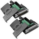 Anmbest 2PCS DB25 Solderless Connector, RS232 D-sub Serial 25-PIN Black New. Price: $21.82.